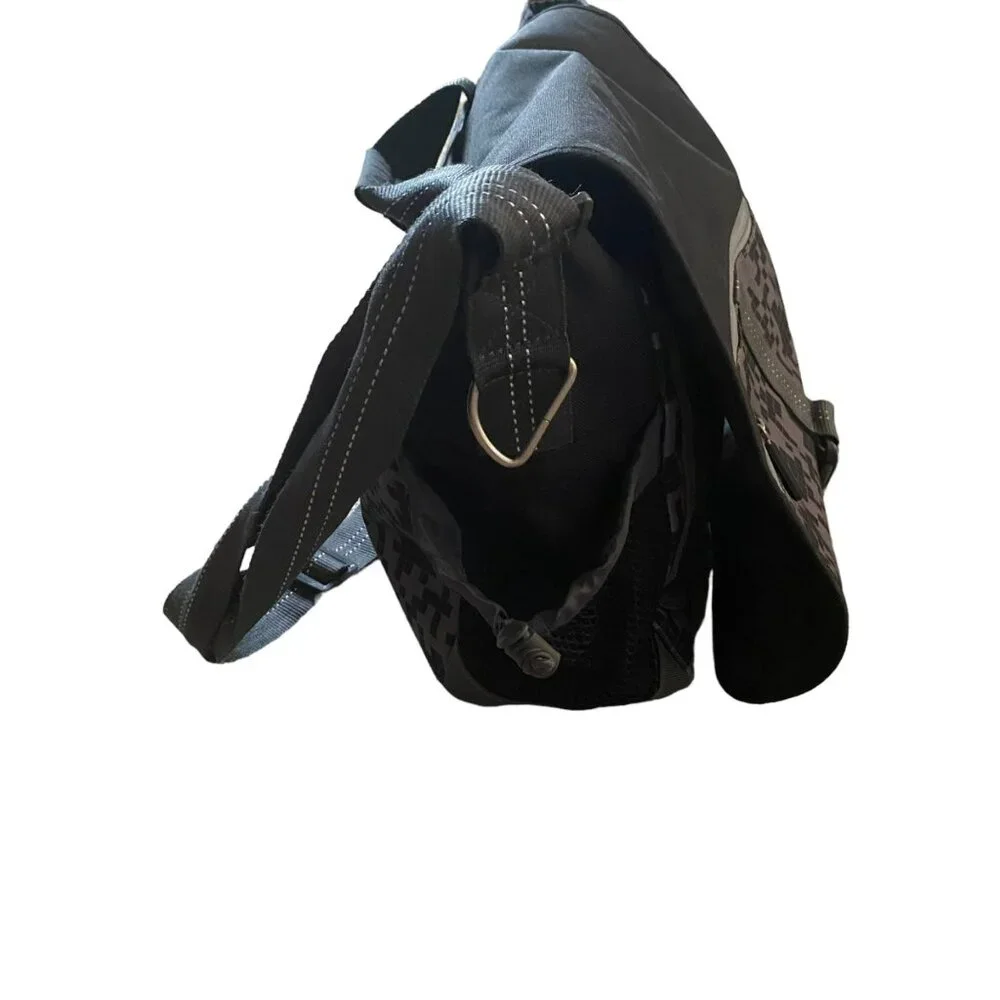 PB Teen Black & Gray Digital Camo Messenger Bag With Adjustable‎ Strap